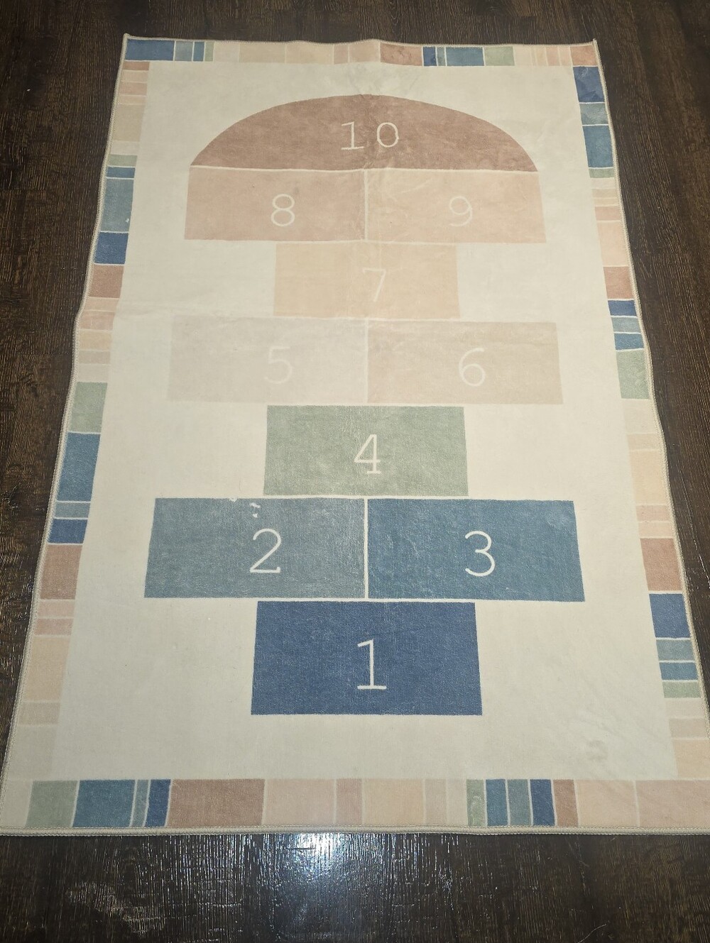 Hopscotch Faux Fur Indoor Area Rug - Soft and Cozy Rug for Kids' - Picture 4 of 7